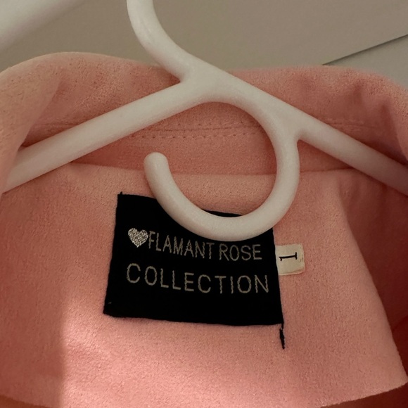 Pink faux leather biker jacket - Picture 10 of 12